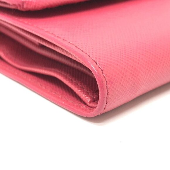 PRADA 1MH840 logo ribbon Wallet Compact Wallet Trifold wallet - Picture 13 of 14